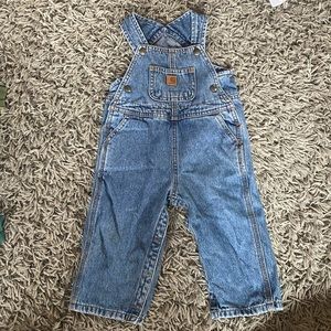 Carhartt denim overalls - 18 months!